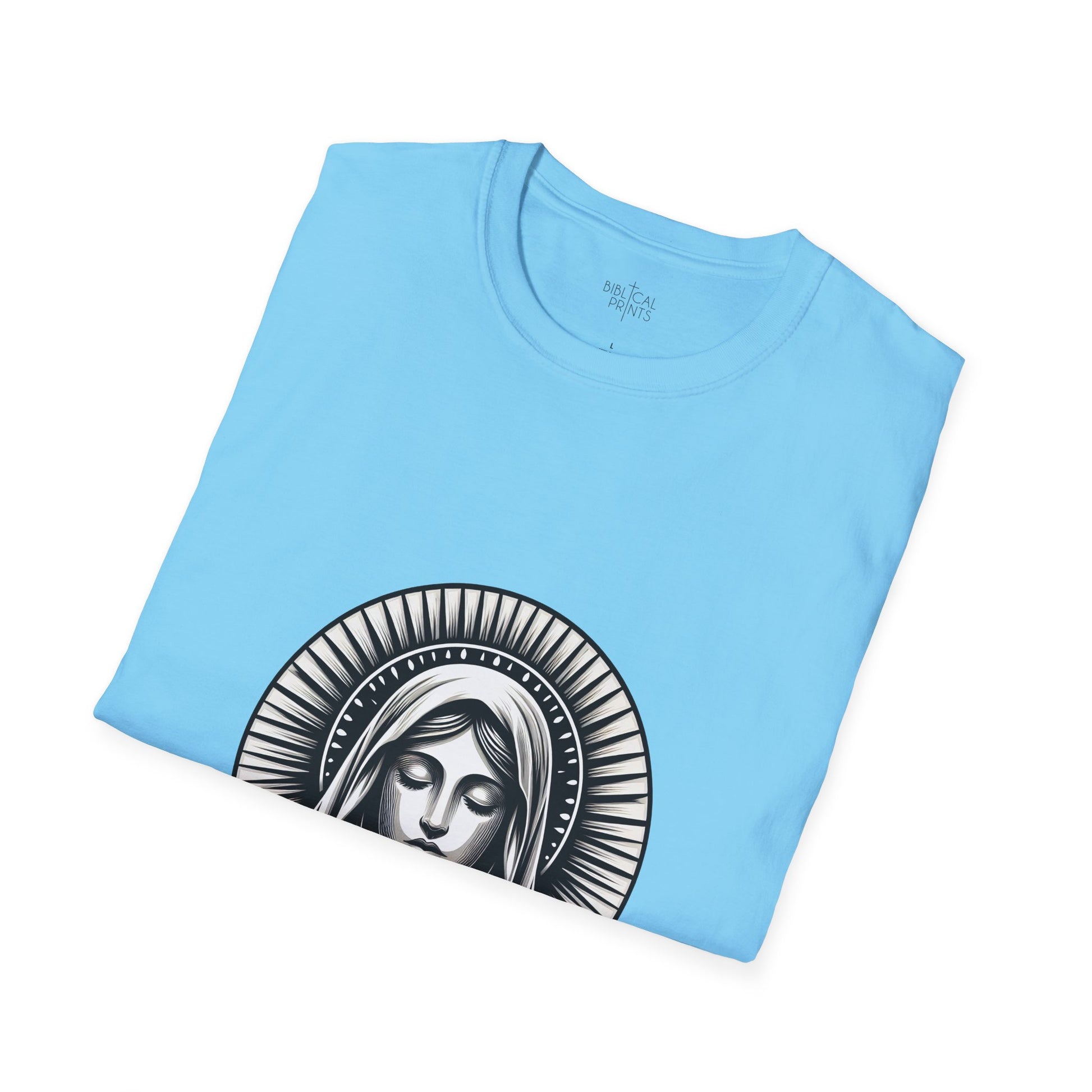 Holy Mary T-Shirt | Unisex Softstyle - Biblical Prints