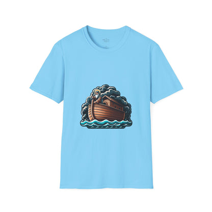Noah and the Ark T-Shirt | Unisex Softstyle - Biblical Prints