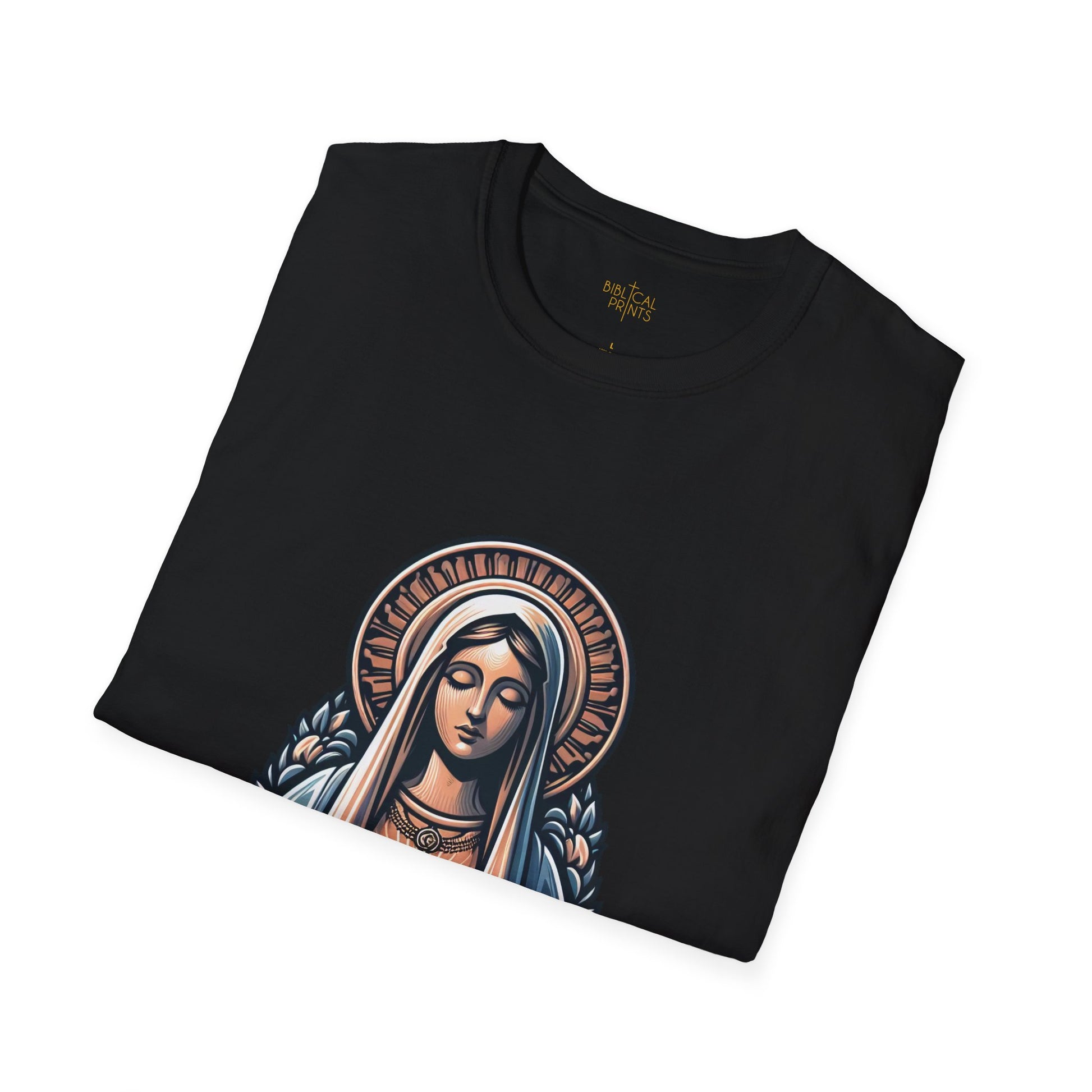 Holy Mary T-Shirt | Unisex Softstyle - Biblical Prints
