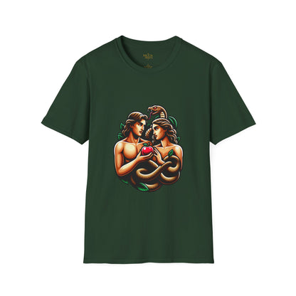 Adam and Eve next to the sin T-Shirt | Unisex Softstyle - Biblical Prints