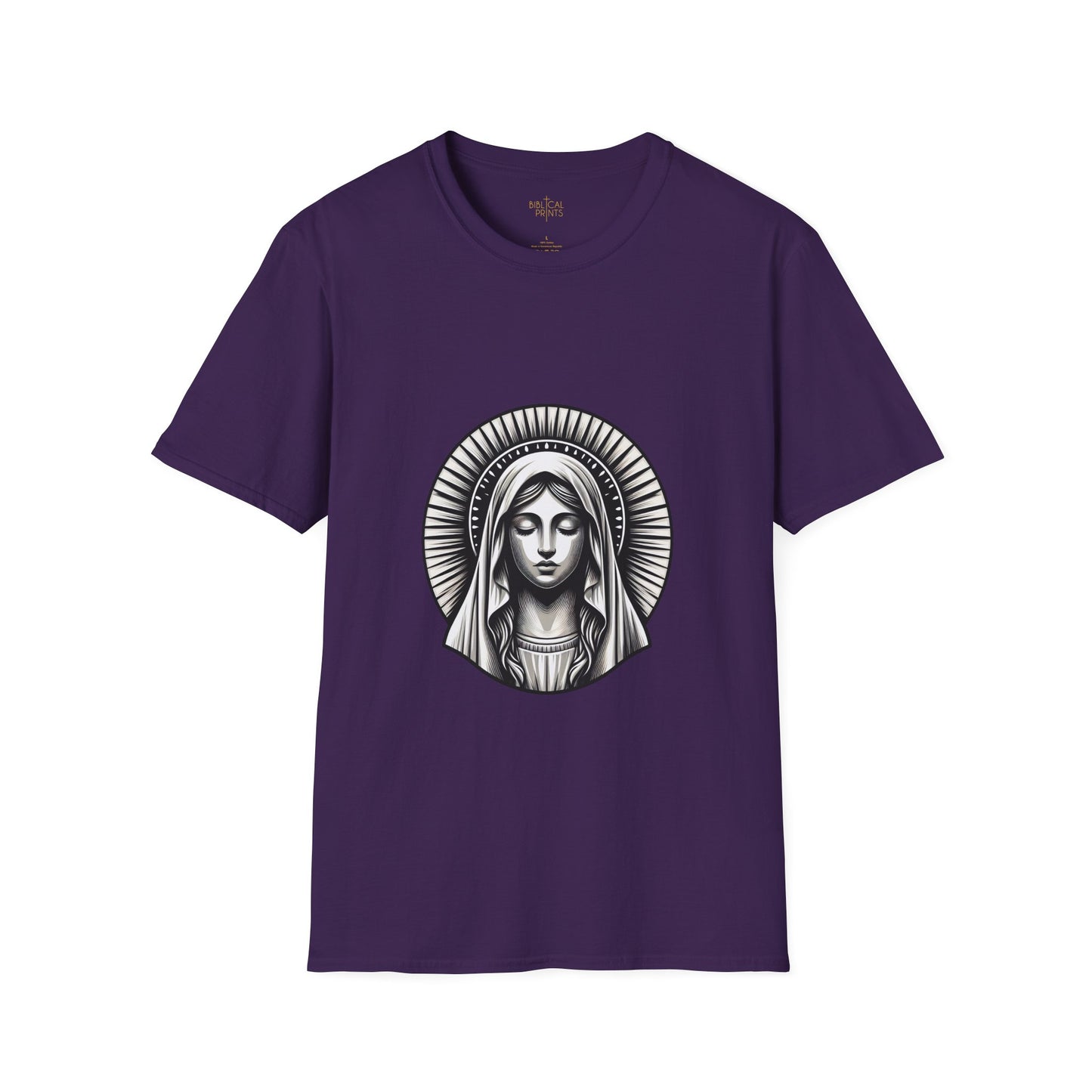 Holy Mary T-Shirt | Unisex Softstyle - Biblical Prints