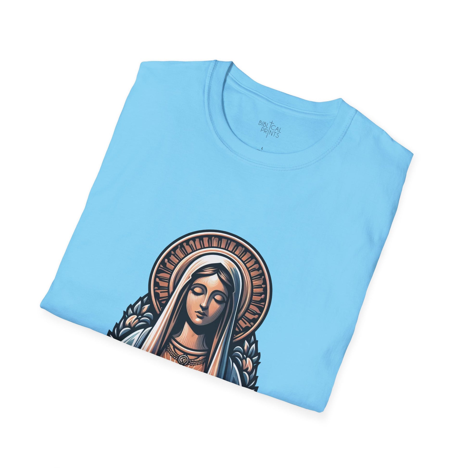Holy Mary T-Shirt | Unisex Softstyle - Biblical Prints