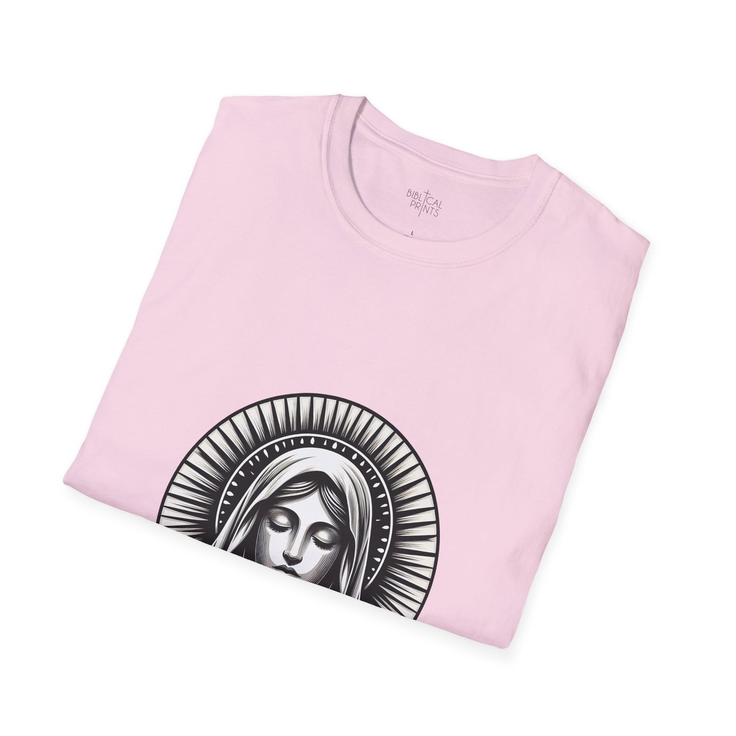 Holy Mary T-Shirt | Unisex Softstyle - Biblical Prints