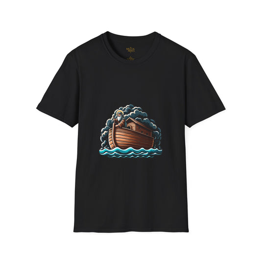 Noah and the Ark T-Shirt | Unisex Softstyle - Biblical Prints