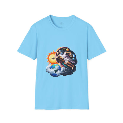 God creates Day and Night T-Shirt | Unisex Softstyle - Biblical Prints