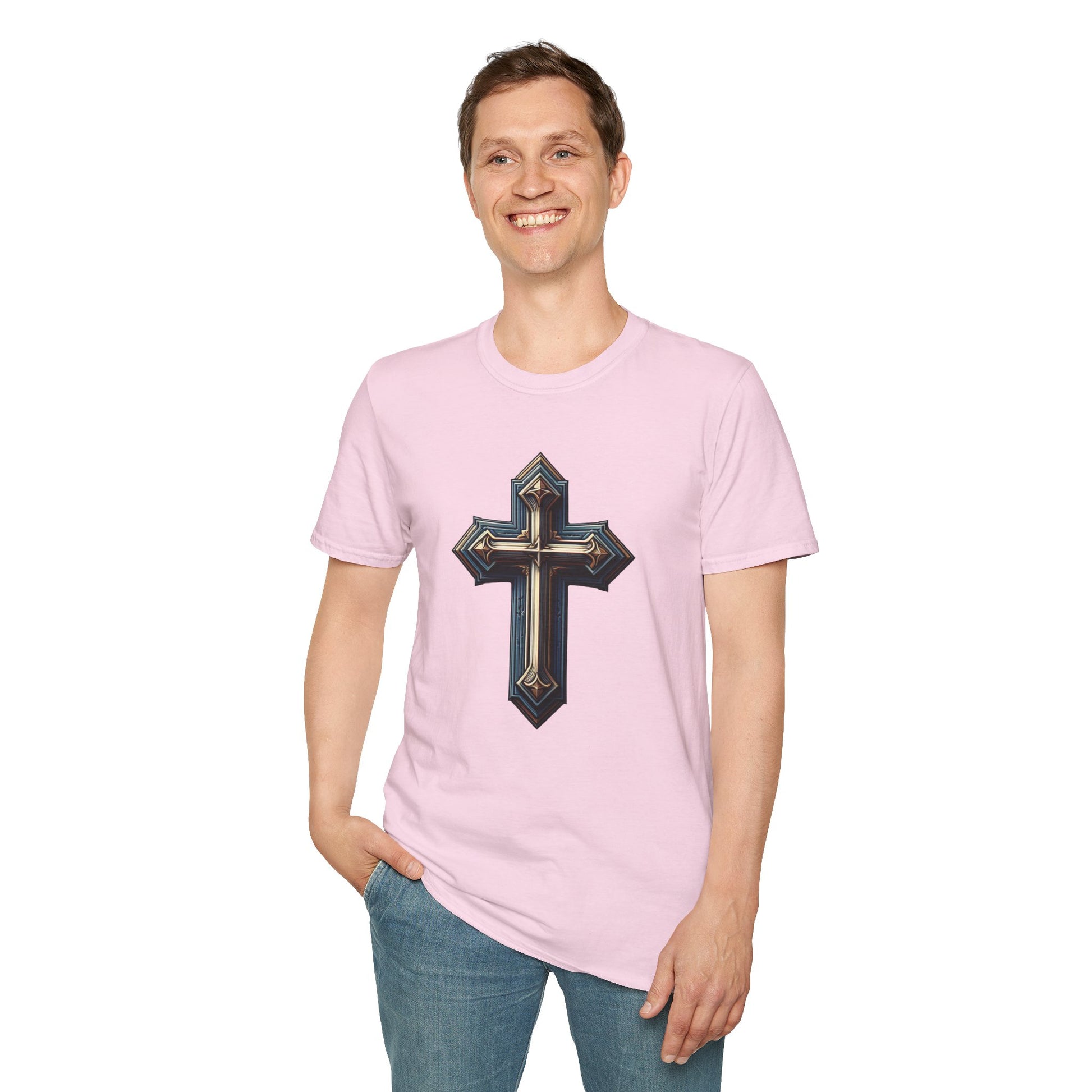 Christian cross T-Shirt | Unisex Softstyle - Biblical Prints