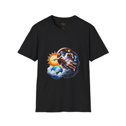 God creates Day and Night T-Shirt | Unisex Softstyle - Biblical Prints