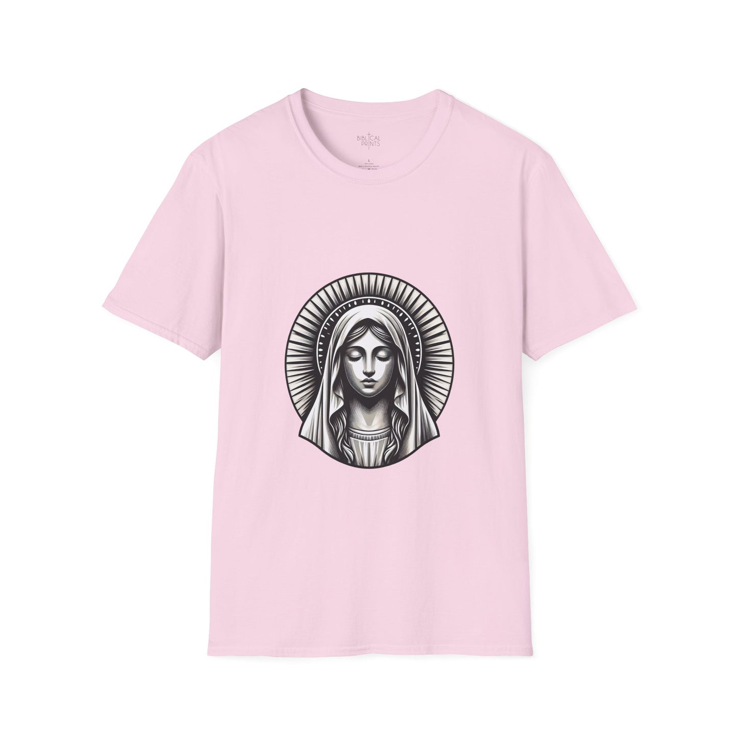 Holy Mary T-Shirt | Unisex Softstyle - Biblical Prints