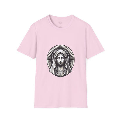 Holy Mary T-Shirt | Unisex Softstyle - Biblical Prints