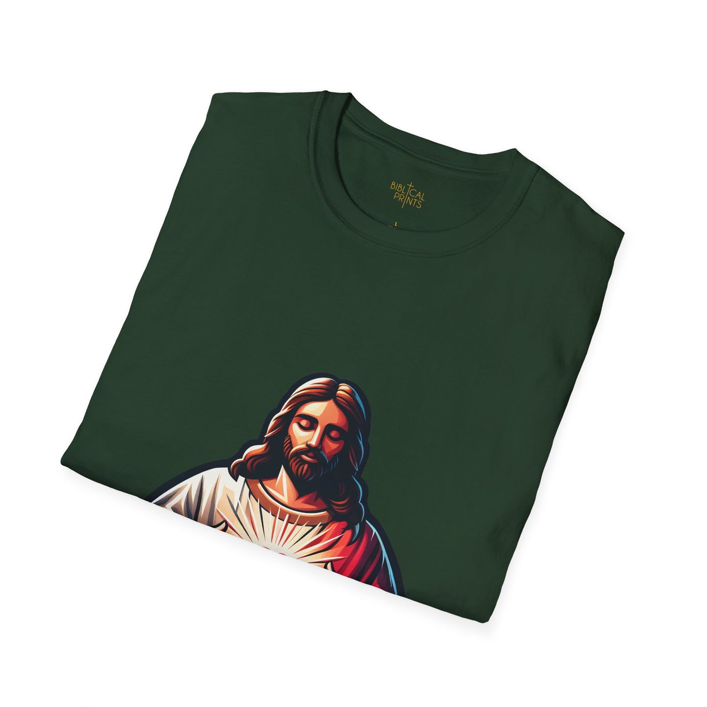 Jesus Christ Sacred Heart T-Shirt | Unisex Softstyle