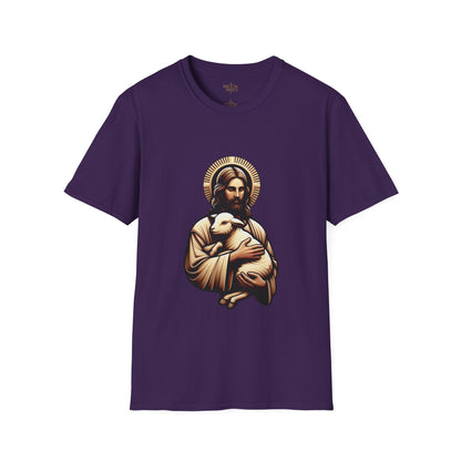 Jesus Christ and the Lamb T-Shirt | Unisex Softstyle