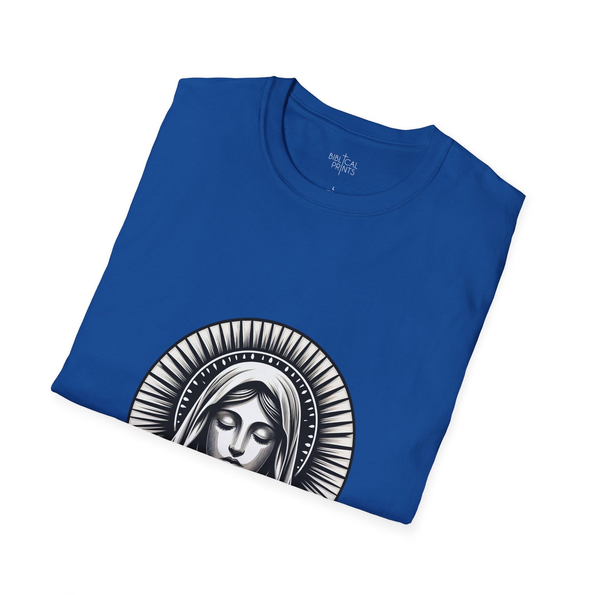 Holy Mary T-Shirt | Unisex Softstyle - Biblical Prints