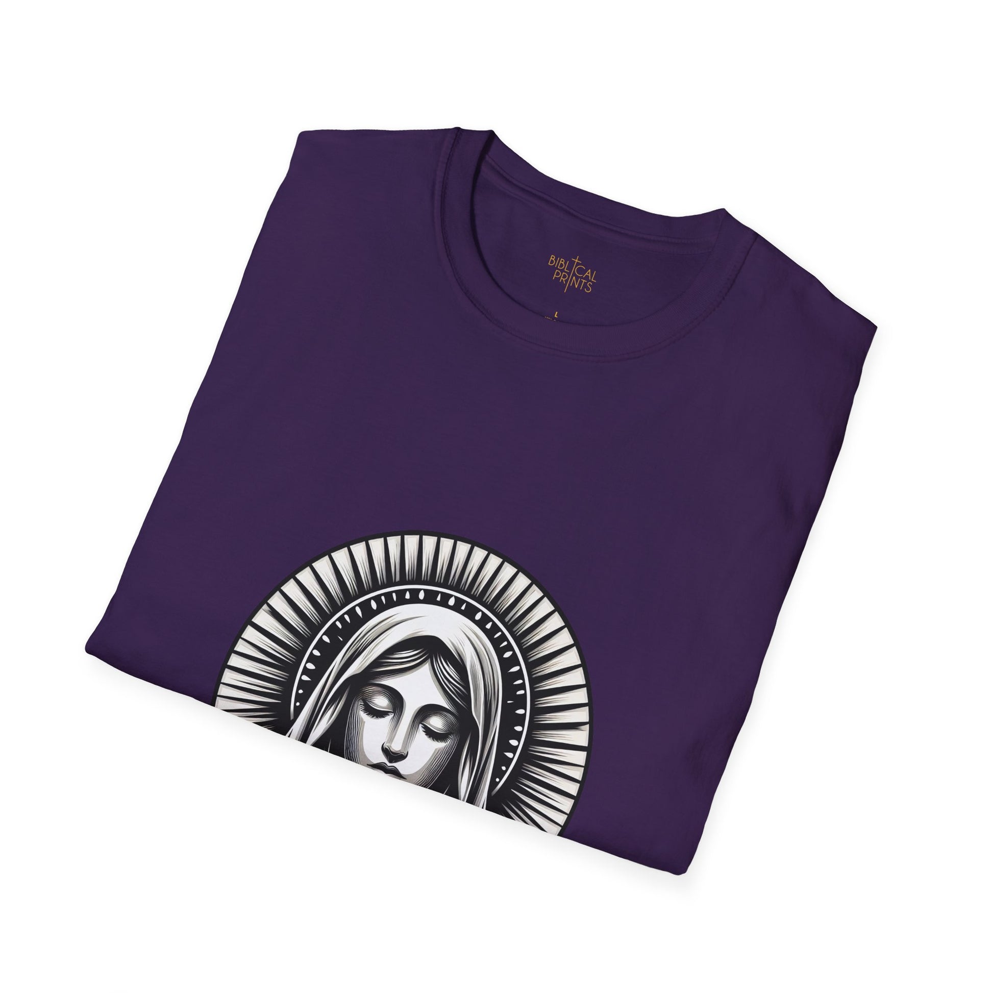Holy Mary T-Shirt | Unisex Softstyle - Biblical Prints