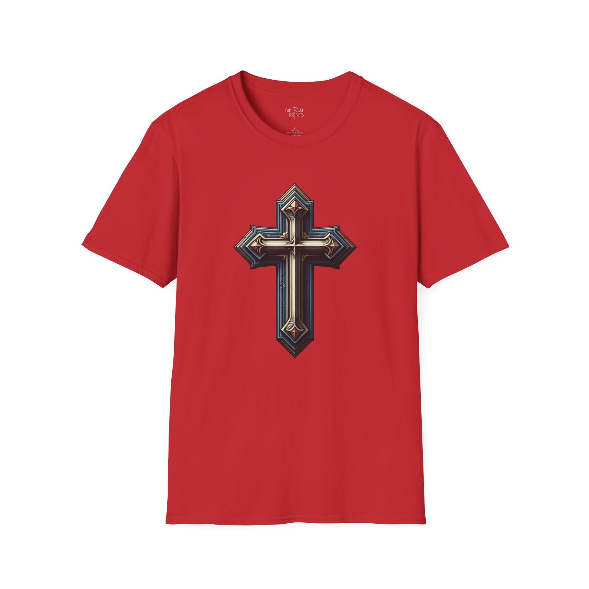 Christian cross T-Shirt | Unisex Softstyle - Biblical Prints