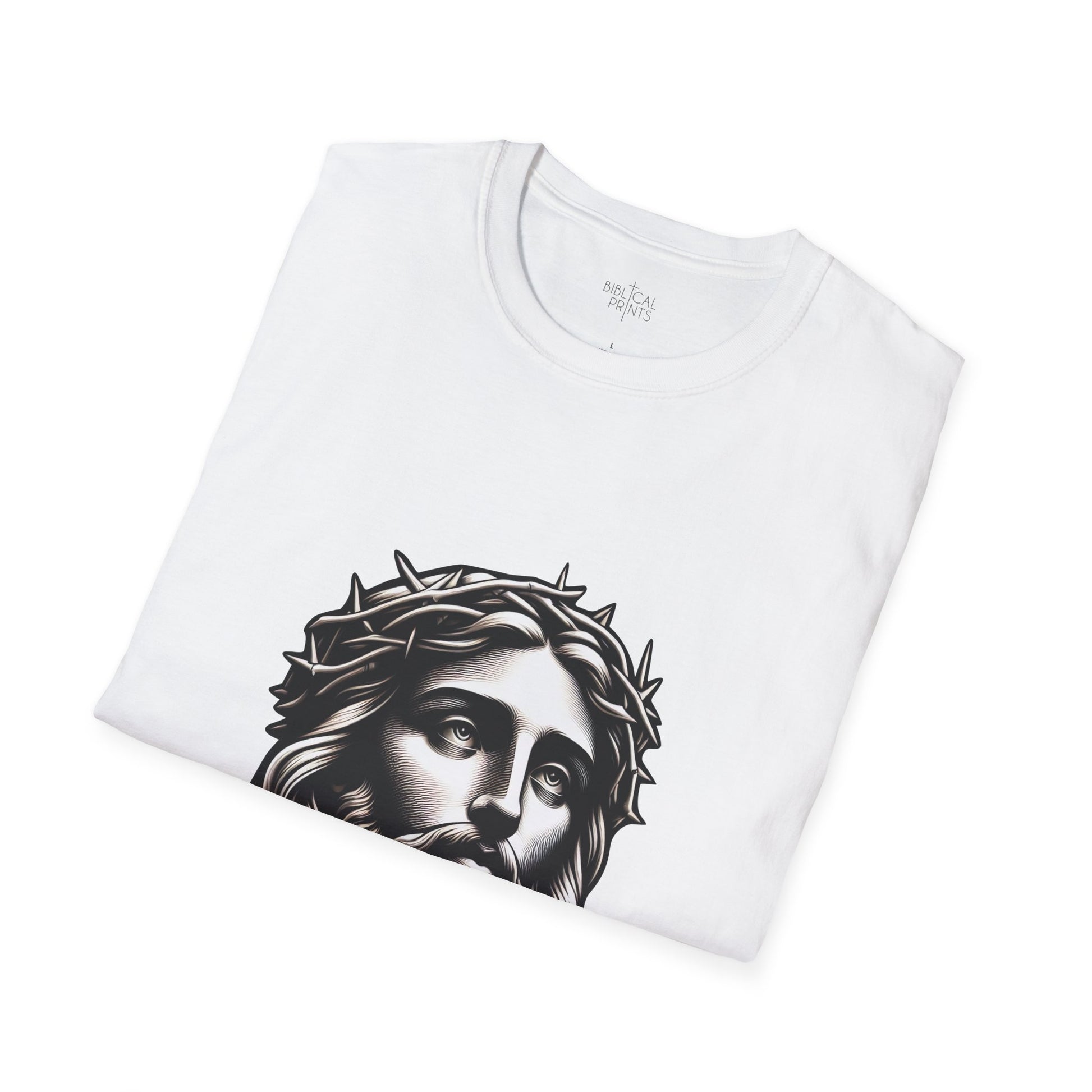 Jesus Christ Figure T-Shirt | Unisex Softstyle - Biblical Prints