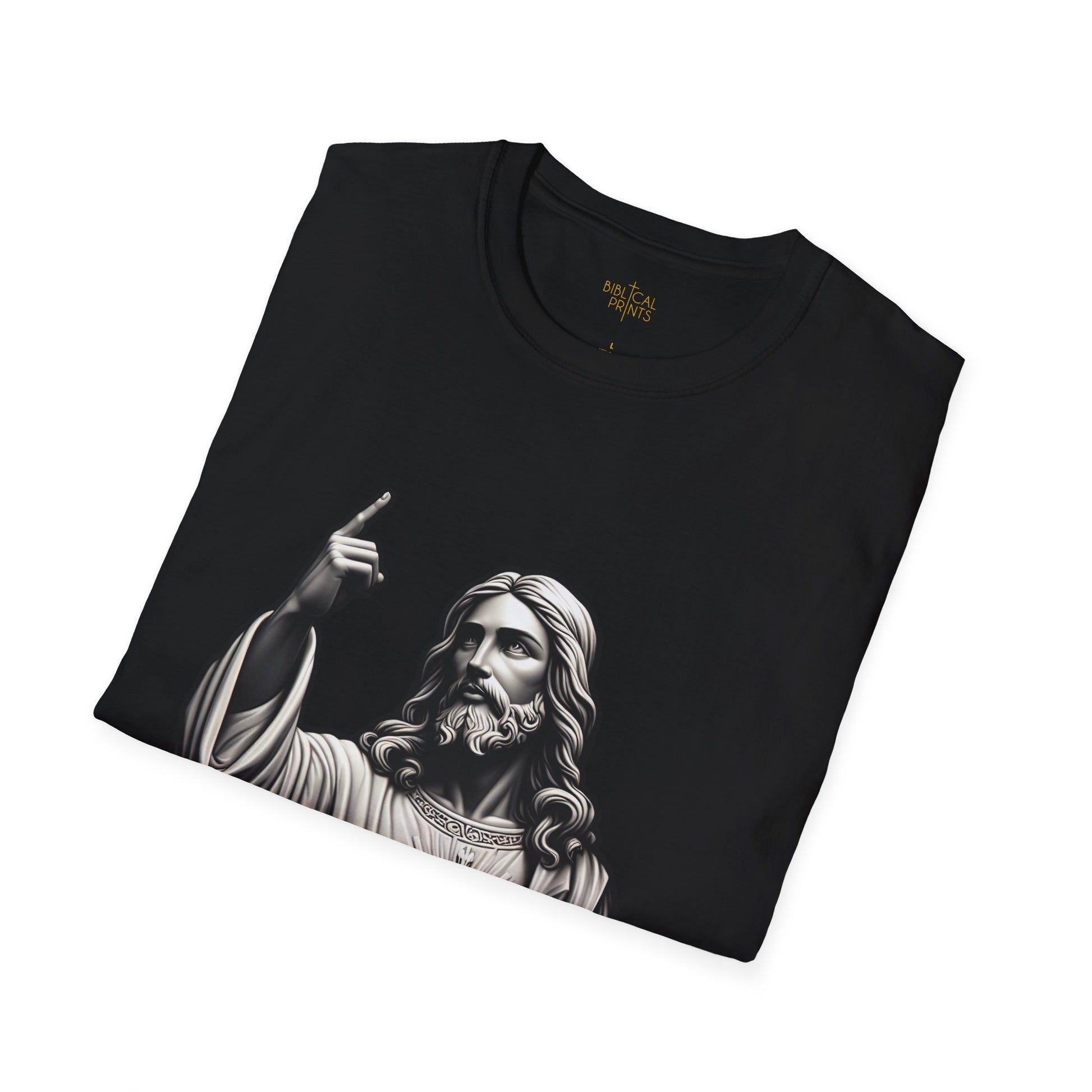 Jesus Christ Figure T-Shirt | Unisex Softstyle - Biblical Prints