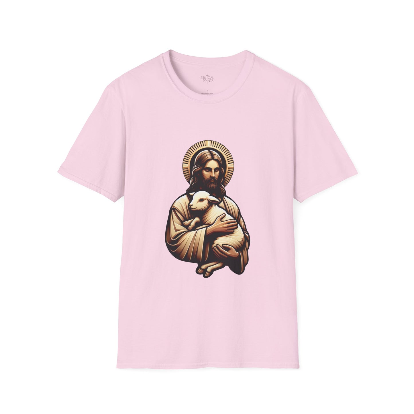 Jesus Christ and the Lamb T-Shirt | Unisex Softstyle