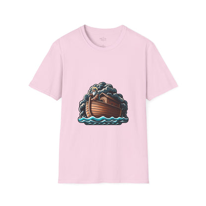 Noah and the Ark T-Shirt | Unisex Softstyle - Biblical Prints