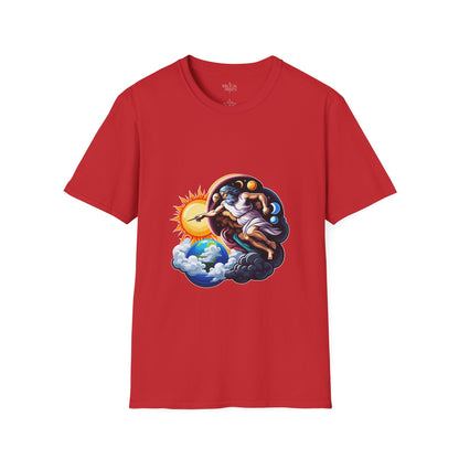 God creates Day and Night T-Shirt | Unisex Softstyle - Biblical Prints