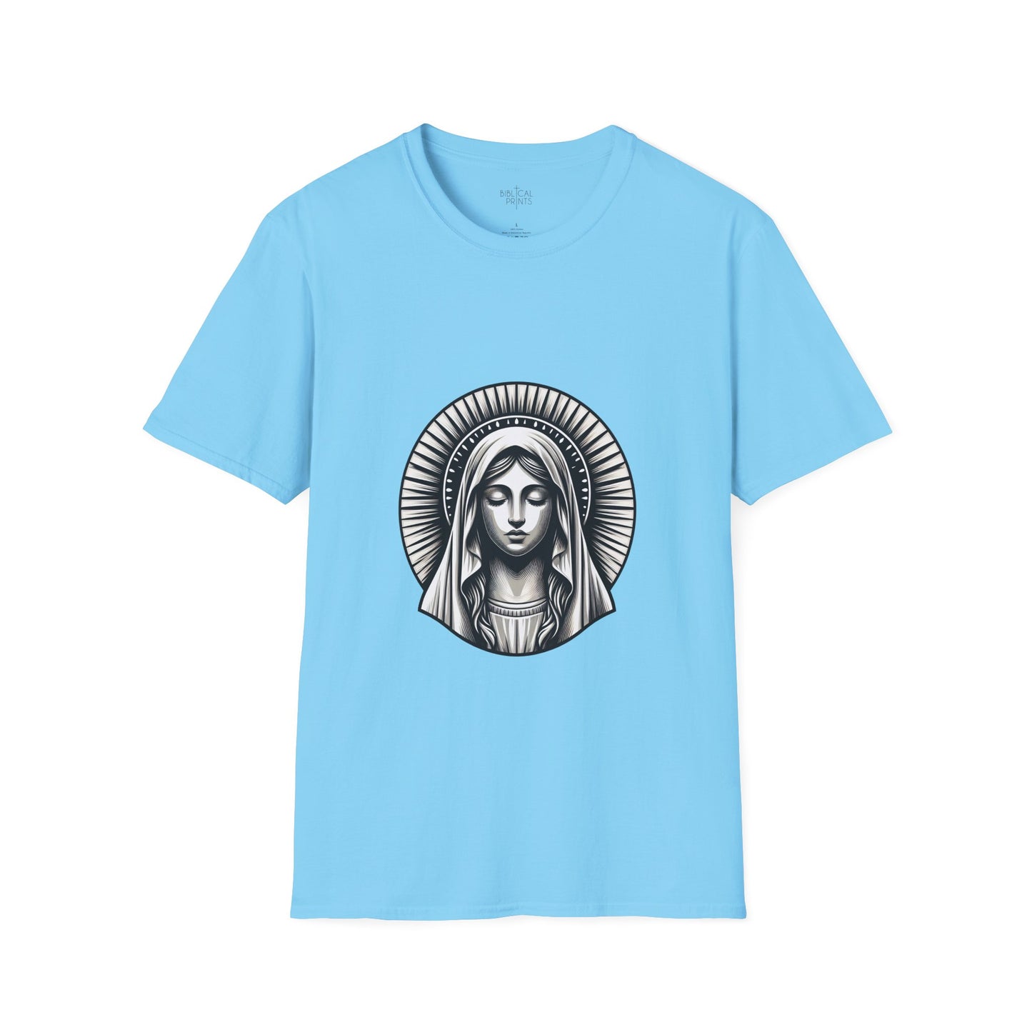 Holy Mary T-Shirt | Unisex Softstyle - Biblical Prints