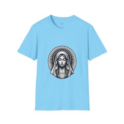 Holy Mary T-Shirt | Unisex Softstyle - Biblical Prints