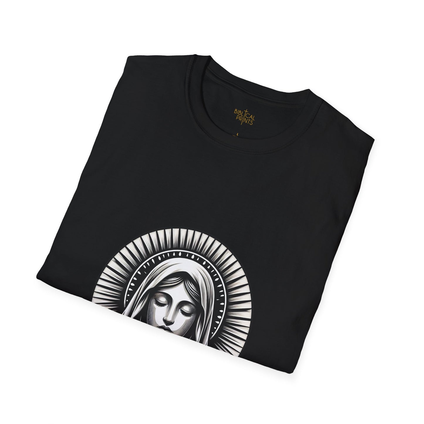 Holy Mary T-Shirt | Unisex Softstyle - Biblical Prints