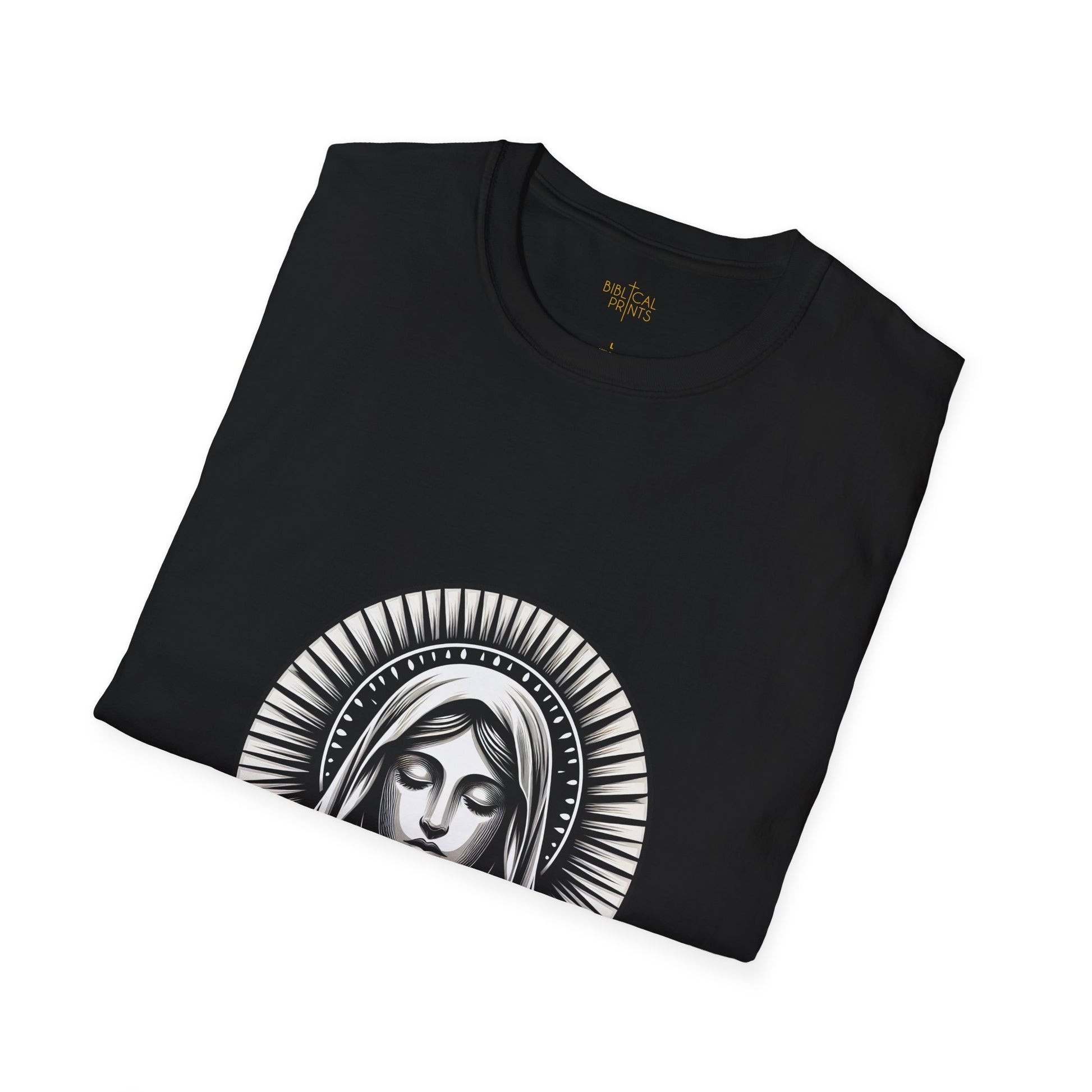 Holy Mary T-Shirt | Unisex Softstyle - Biblical Prints