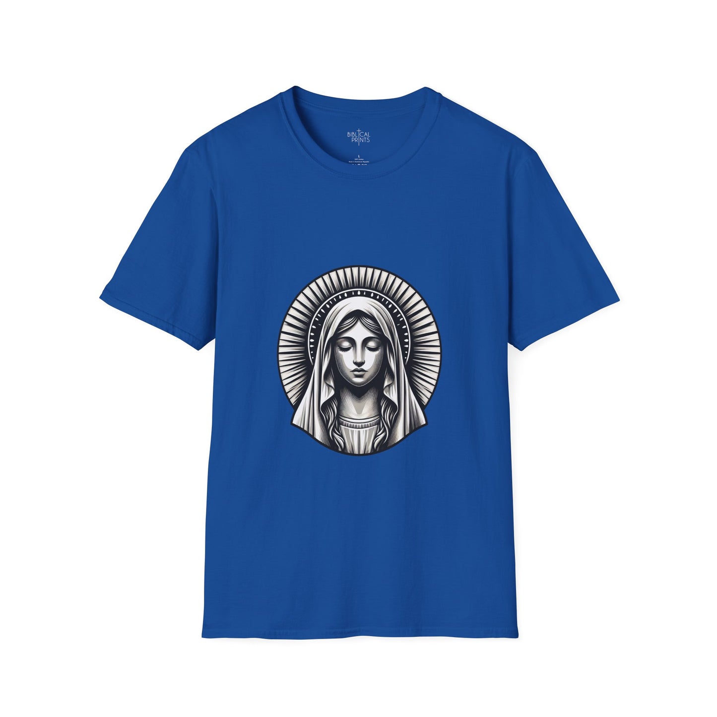 Holy Mary T-Shirt | Unisex Softstyle - Biblical Prints