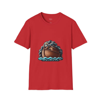 Noah and the Ark T-Shirt | Unisex Softstyle - Biblical Prints