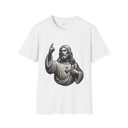 Jesus Christ Figure T-Shirt | Unisex Softstyle - Biblical Prints