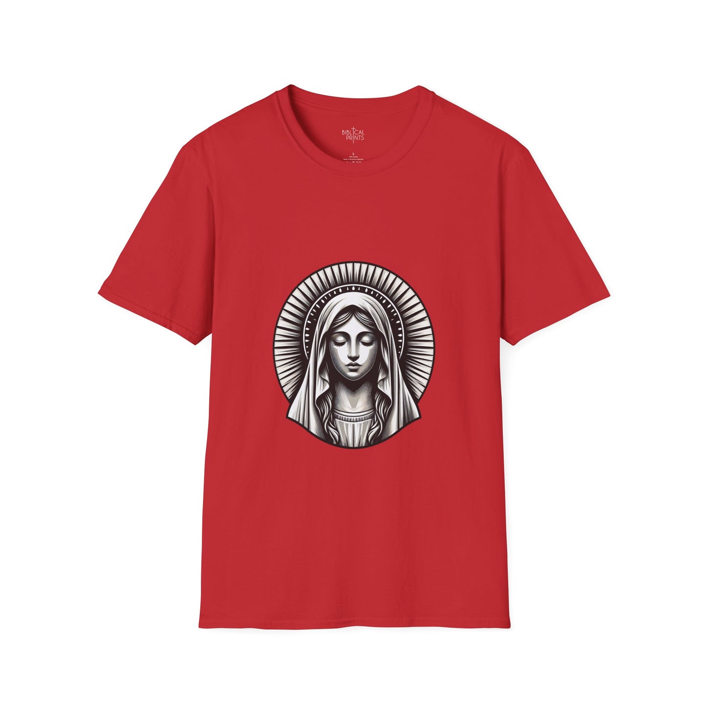 Holy Mary T-Shirt | Unisex Softstyle - Biblical Prints