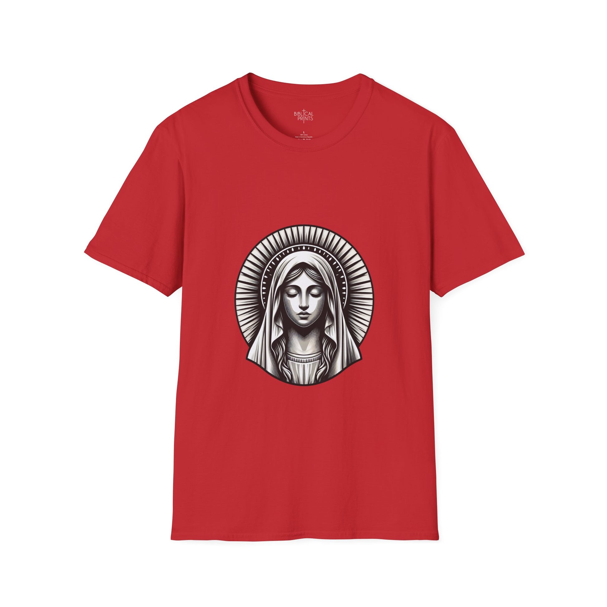 Holy Mary T-Shirt | Unisex Softstyle - Biblical Prints