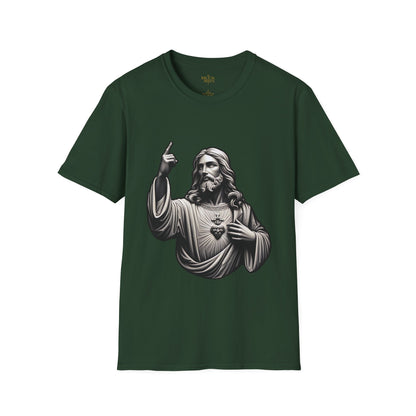 Jesus Christ Figure T-Shirt | Unisex Softstyle - Biblical Prints